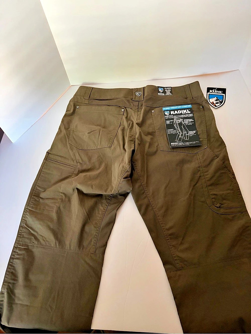 KUHL Radikal. Men's Pants Brown Waist 34 x 30 NWT